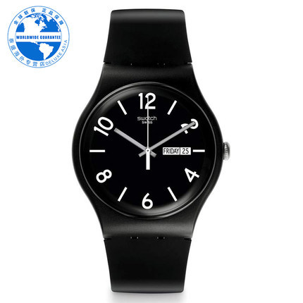 Swatch/斯沃琪 正品男女手表 矽胶休闲时尚石英腕表SUOB715