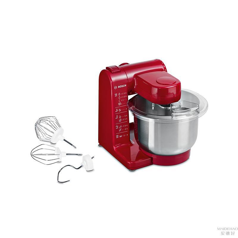 德国博世Bosch 多功能厨师机 红色 MUM44R1
