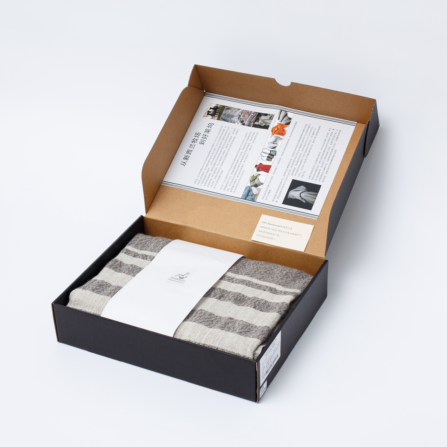 新西兰进口开衫披肩-原装进口开衫披肩-Stansborough苏丹大毛毯/披肩