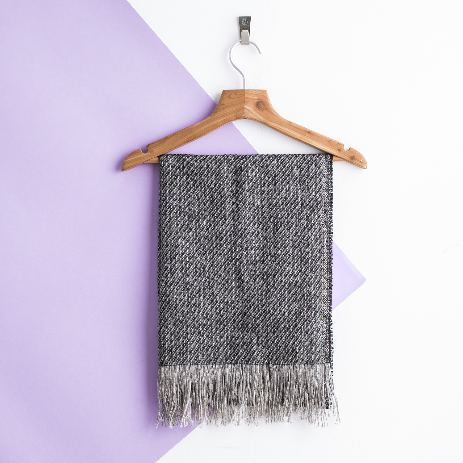 新西兰进口羊毛长围巾-Stansborough斜纹羊毛围巾