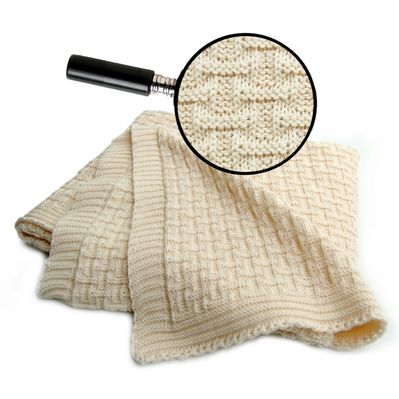 德国进口婴儿包毯-原装进口婴儿包毯-Sonnenstrick纯有机棉婴儿毯(方格纹)