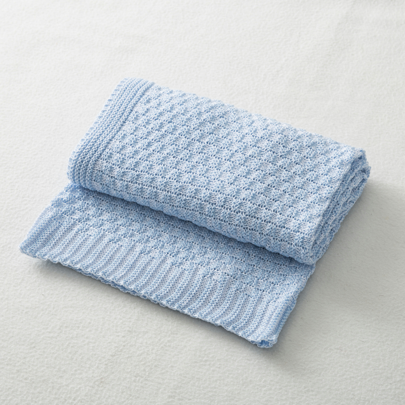 德国原产SonnenStrick全棉婴儿毯宝宝抱毯针织纹