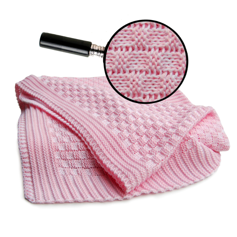 德国进口新生儿毯子-进口新生儿毯子-Sonnenstrick纯有机棉婴儿毯(针织纹)