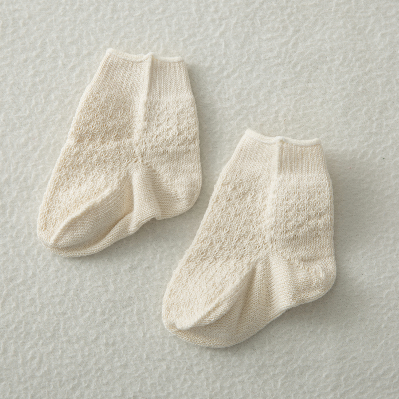 德国进口婴儿袜-Sonnenstrick纯有机棉针织婴儿袜子0-6个月