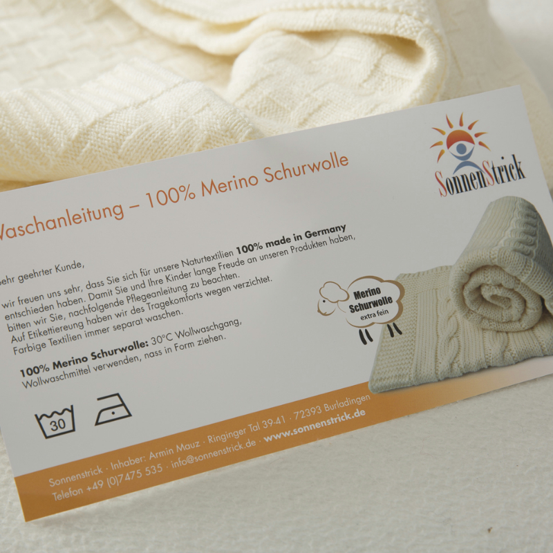 德国进口新生儿羊毛毯-进口新生儿羊毛毯-Sonnenstrick纯美利奴超细羊毛婴儿毯
