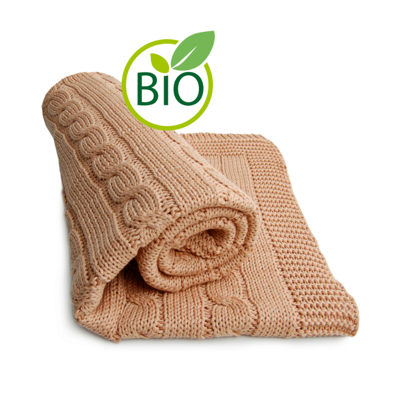 德国进口新生婴儿毯子-进口新生婴儿毯子-Sonnenstrick纯有机棉婴儿毯(辫子纹)