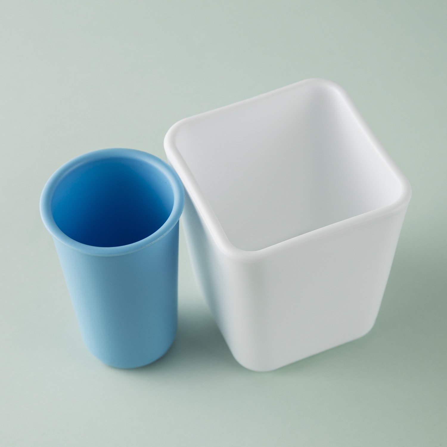 韩国进口牙刷牙膏杯-韩国ZEEBE方杯形状牙刷牙膏杯1个装