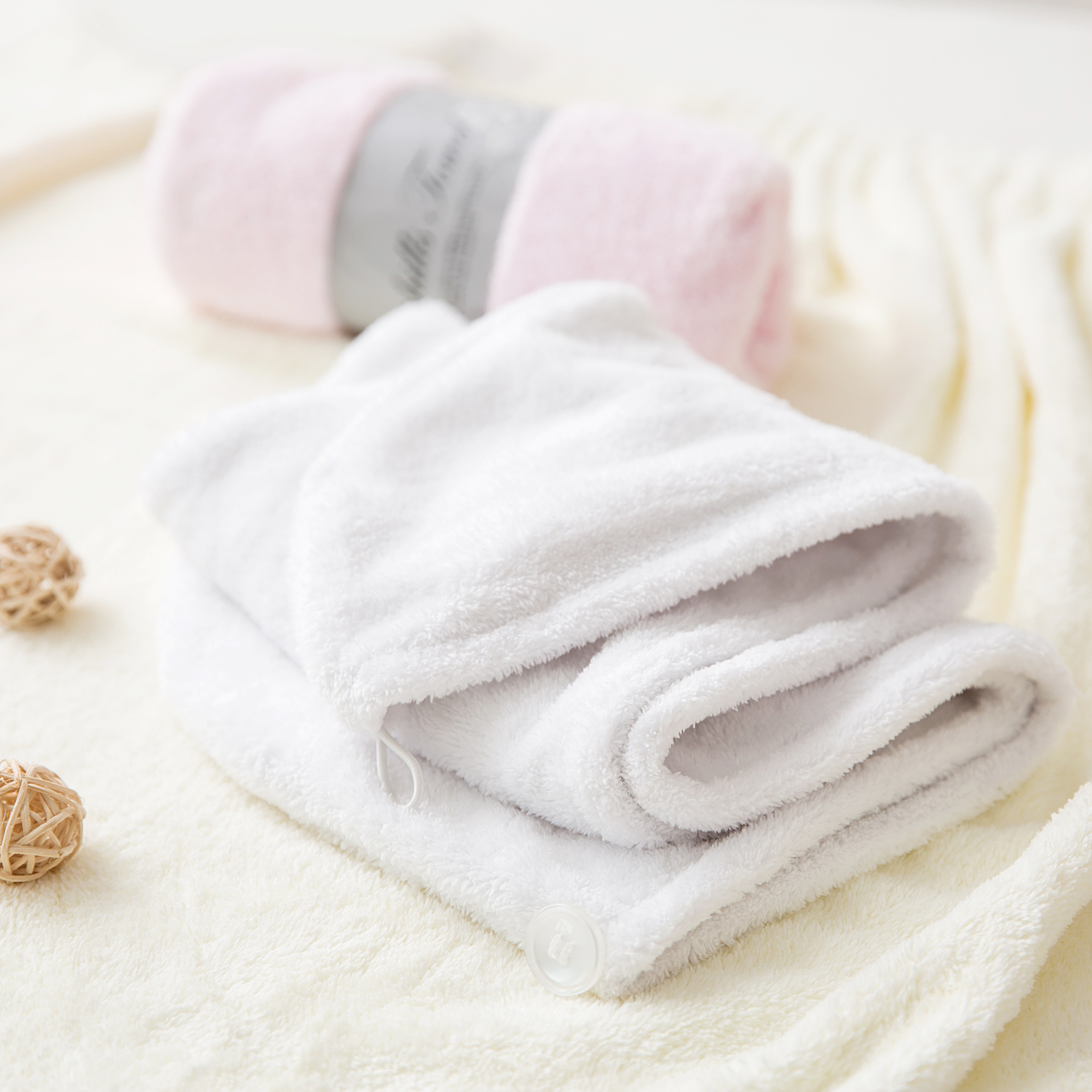 韩国进口浴帽-原装进口浴帽-LAURENHILLS超细纤维浴帽