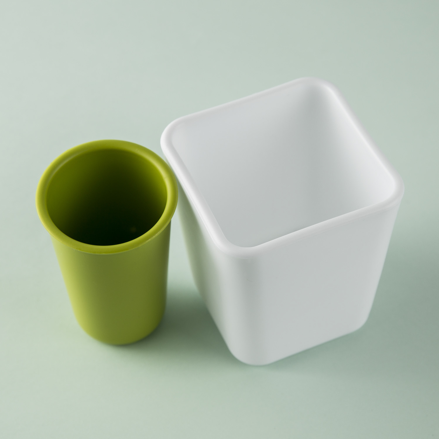 韩国进口刷牙杯-韩国ZEEBE方杯形牙刷牙膏杯1个装