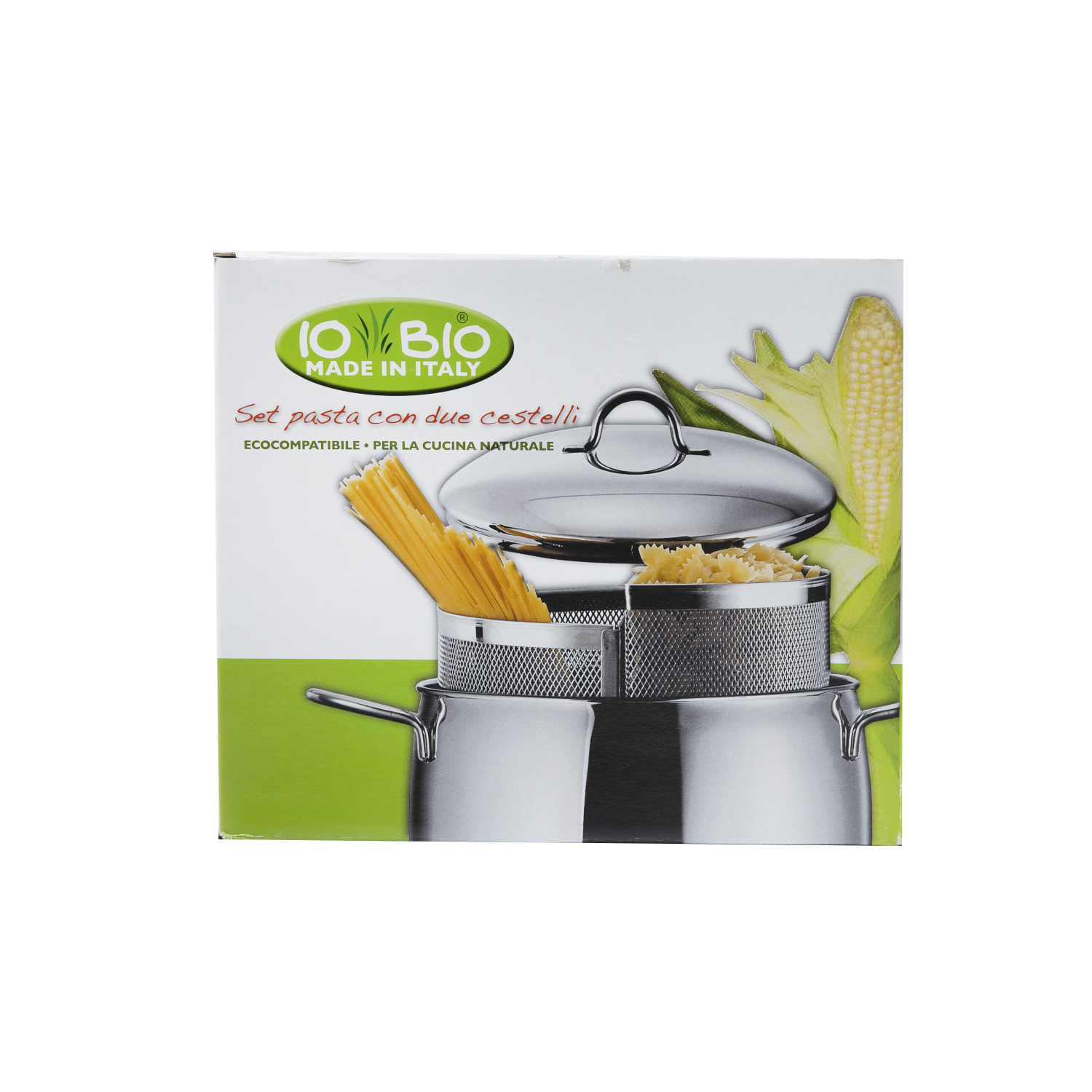 意大利进口不锈钢面锅-INOXRIV 26cm不锈钢面锅+滤器+锅盖