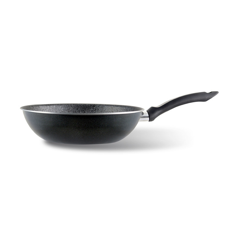 意大利进口铝炒锅-SILEXITALIA炒锅 铝材 厚2.5mm 直径28cm - 铝炒锅