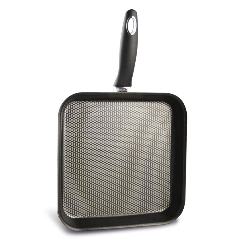 意大利进口铝合金煎锅-SILEXITALIA煎锅 铝材 厚3.5mm 尺寸 28X28cm - 铝合金煎锅