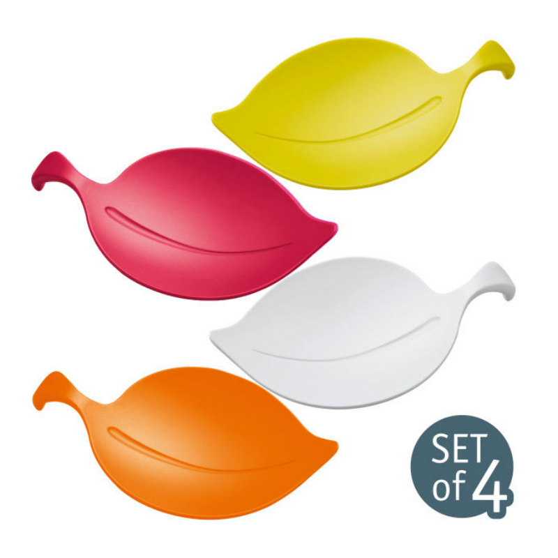 德国进口塑料小碟子-Koziol塑料叶子盘杯(1套4个) - 塑料小碟子 德国进口塑料小碟子-Koziol塑料叶子盘杯(1套4个) - 塑料小碟子