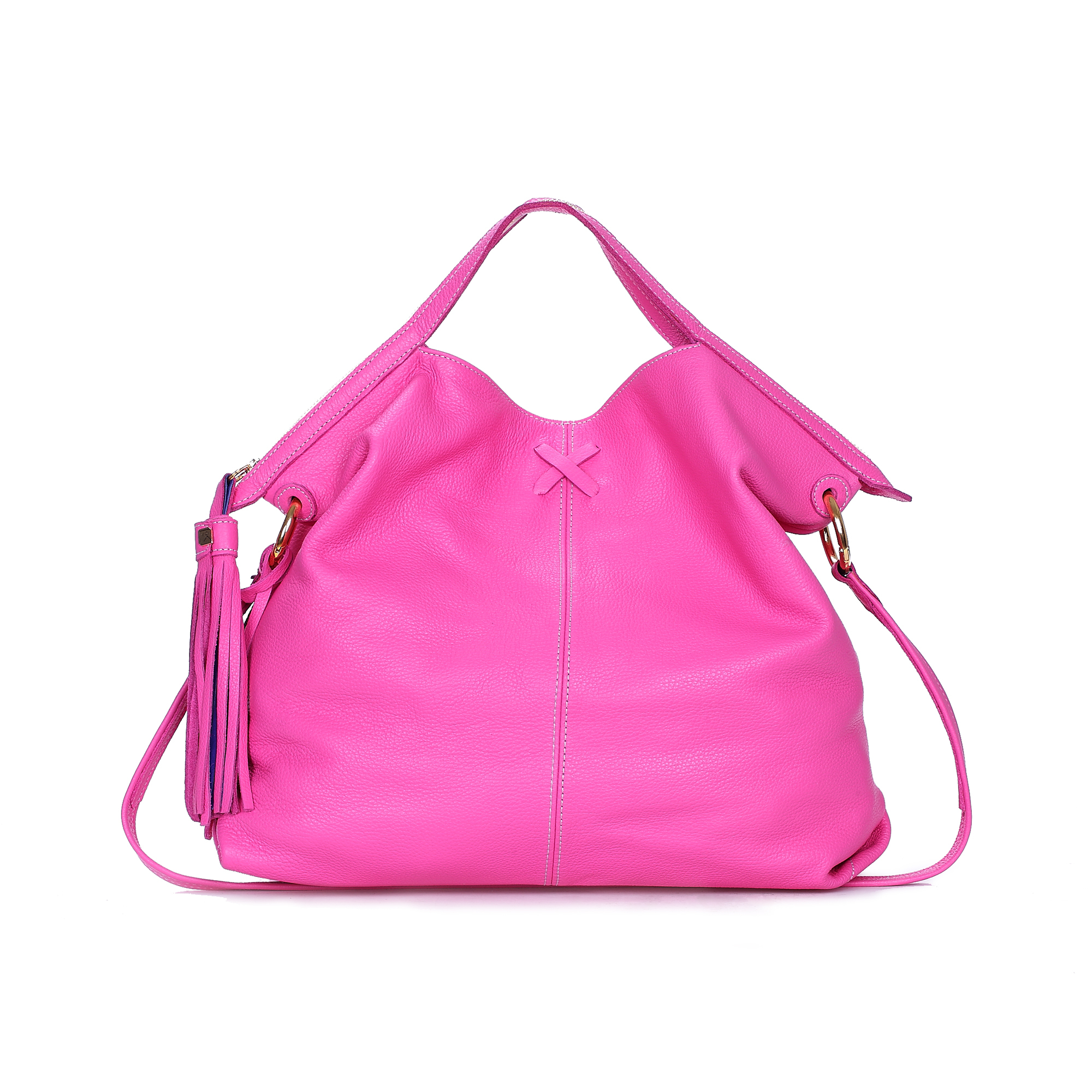 意大利进口女包手提包-Gover女包粉色牛皮女士手提袋 - 女包手提包 意大利进口女包手提包-Gover女包粉色牛皮女士手提袋 - 女包手提包