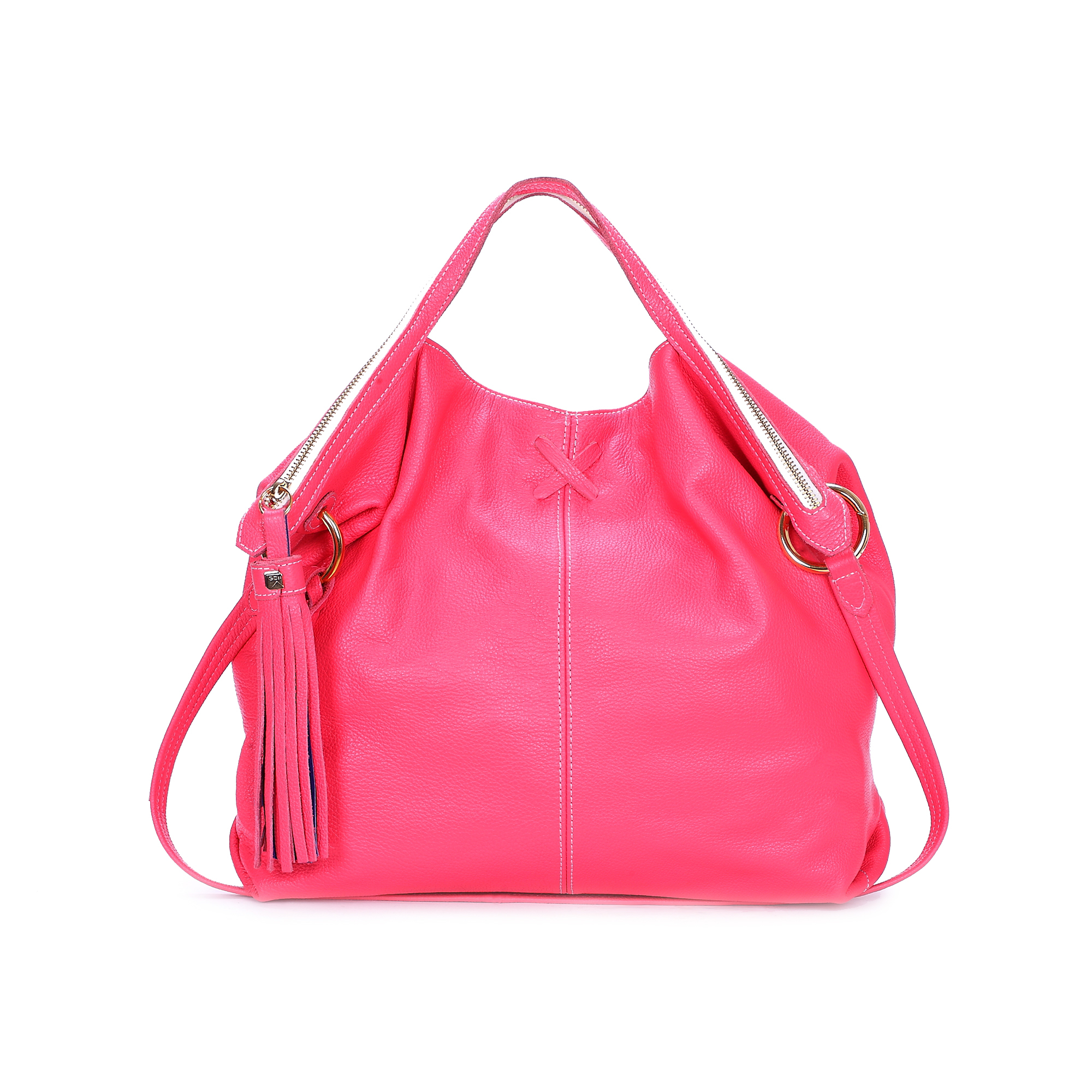 意大利进口红色手提包-Gover女包红色牛皮女士手提袋 - 红色手提包 意大利进口红色手提包-Gover女包红色牛皮女士手提袋 - 红色手提包