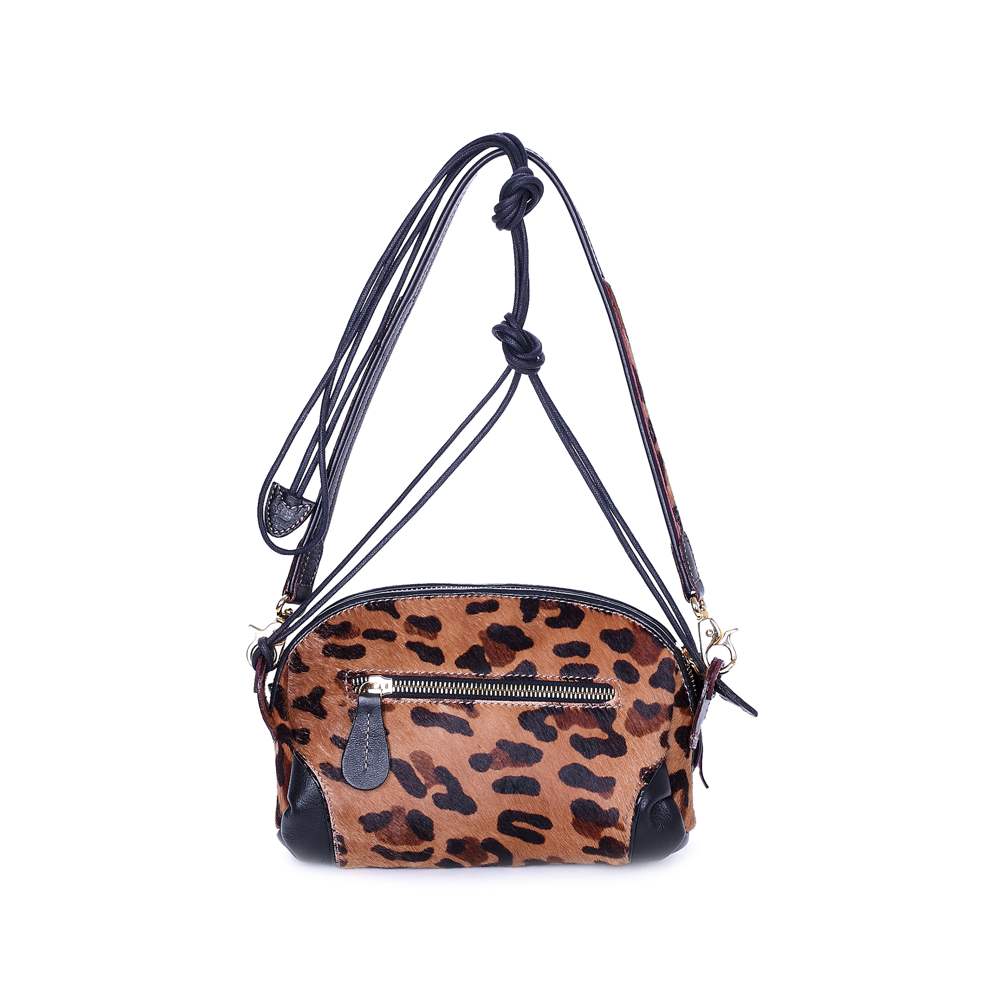 意大利进口豹纹女包-Gover女包毛皮豹纹女包