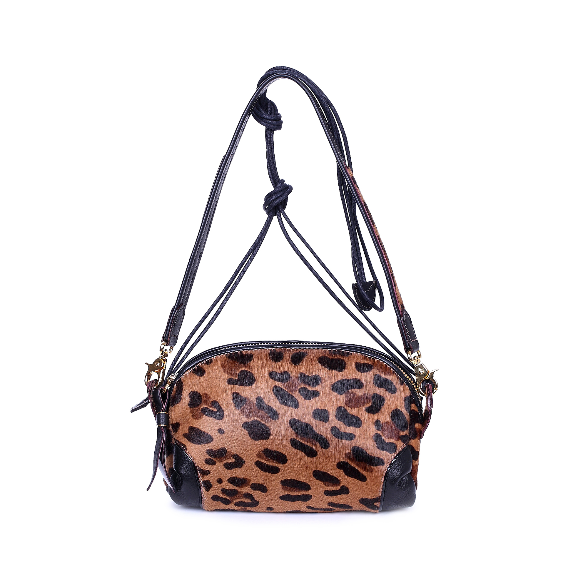 意大利进口豹纹女包-Gover女包毛皮豹纹女包