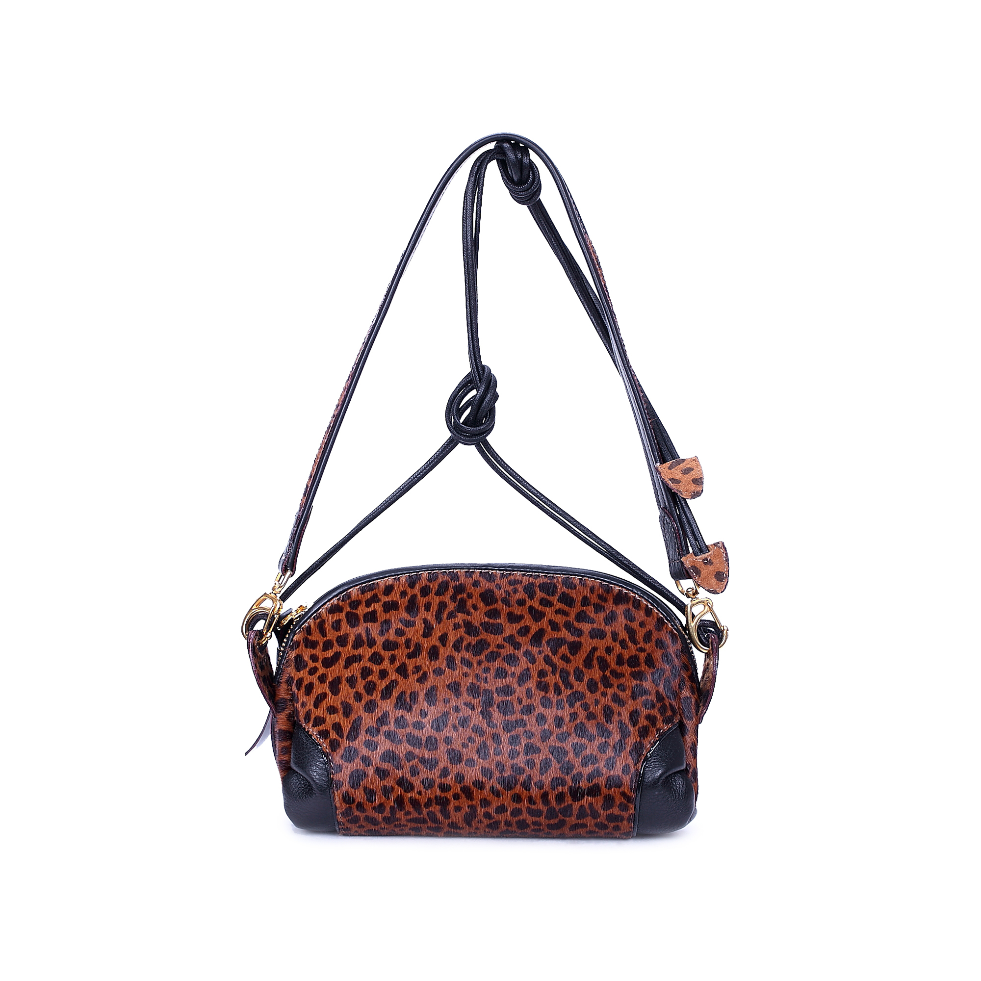 意大利进口棕色女包-Gover深棕色毛皮豹纹女包 - 棕色女包 意大利进口棕色女包-Gover深棕色毛皮豹纹女包 - 棕色女包