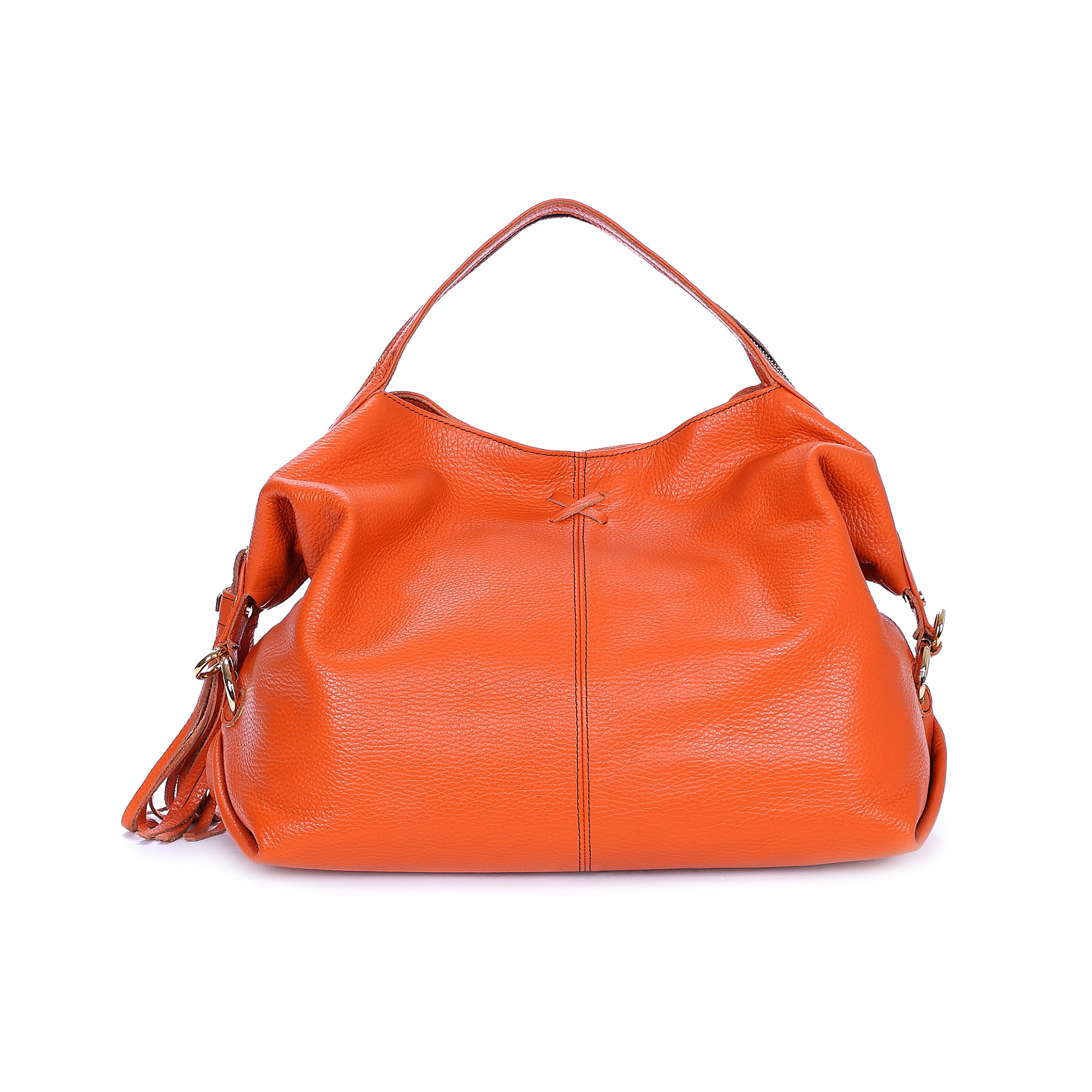 意大利进口黄色手提包-Gover女包橙色牛皮女士手提袋 - 黄色手提包 意大利进口黄色手提包-Gover女包橙色牛皮女士手提袋 - 黄色手提包