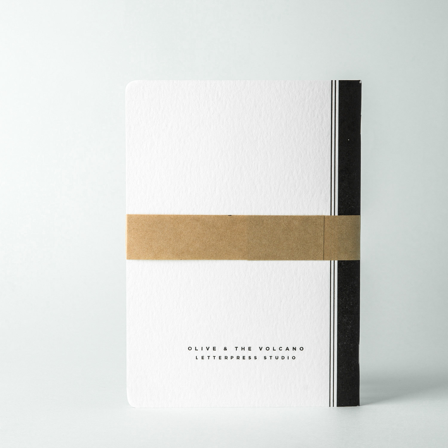 澳大利亚进口纸质凸版笔记本-Olive and the Volcano凸版印刷笔记本A5（冷杉树箭头图案）