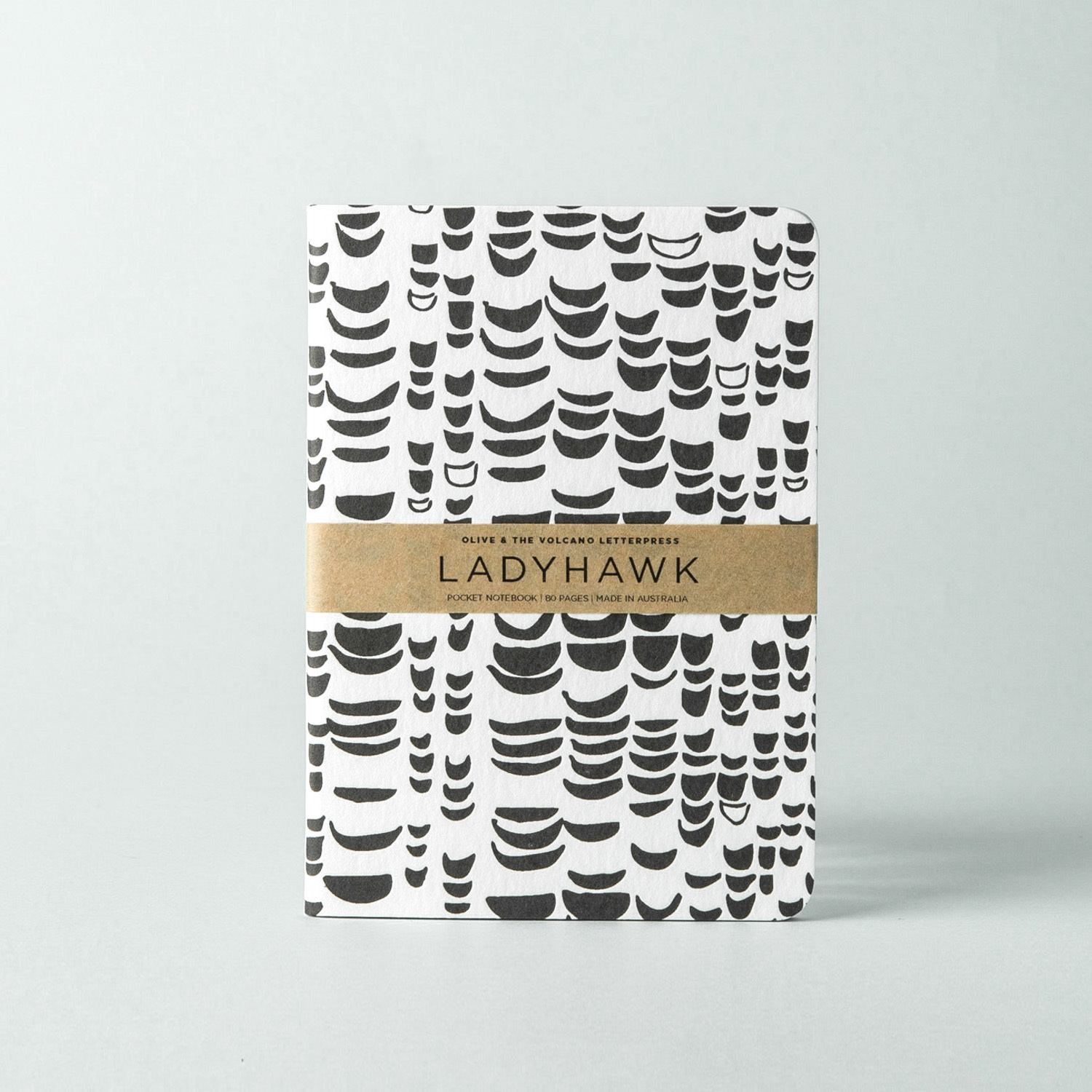 澳大利亚进口口袋笔记本-Olive and the Volcano复古凸版印刷口袋笔记本A6（鹰图案）