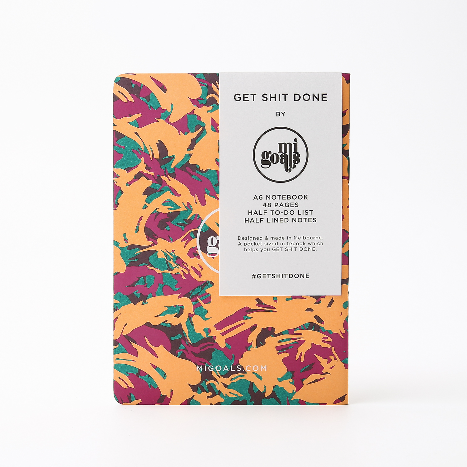 澳大利亚进口笔记本日记本-MI GOALS本土设计师设计笔记本迷彩款