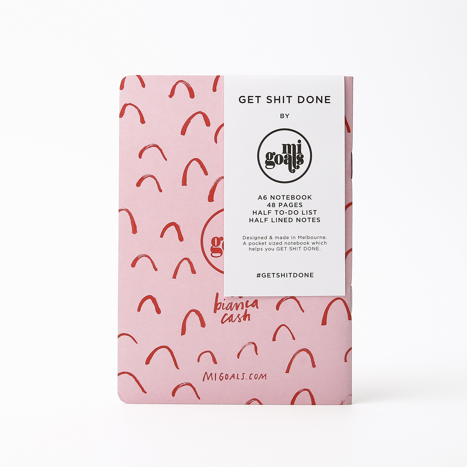 澳大利亚进口粉红日记本-MI GOALS本土设计师设计笔记本粉红