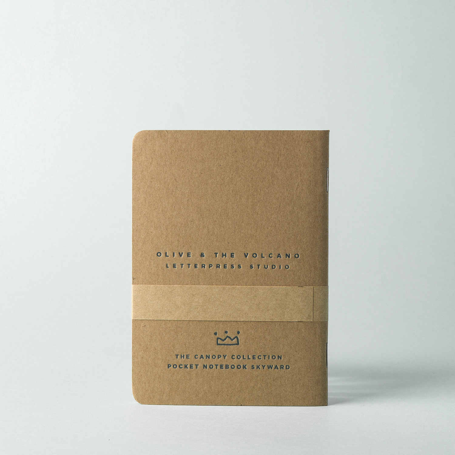澳大利亚进口复古口袋笔记本-Olive and the Volcano复古凸版印刷口袋笔记本（牛皮纸）A6