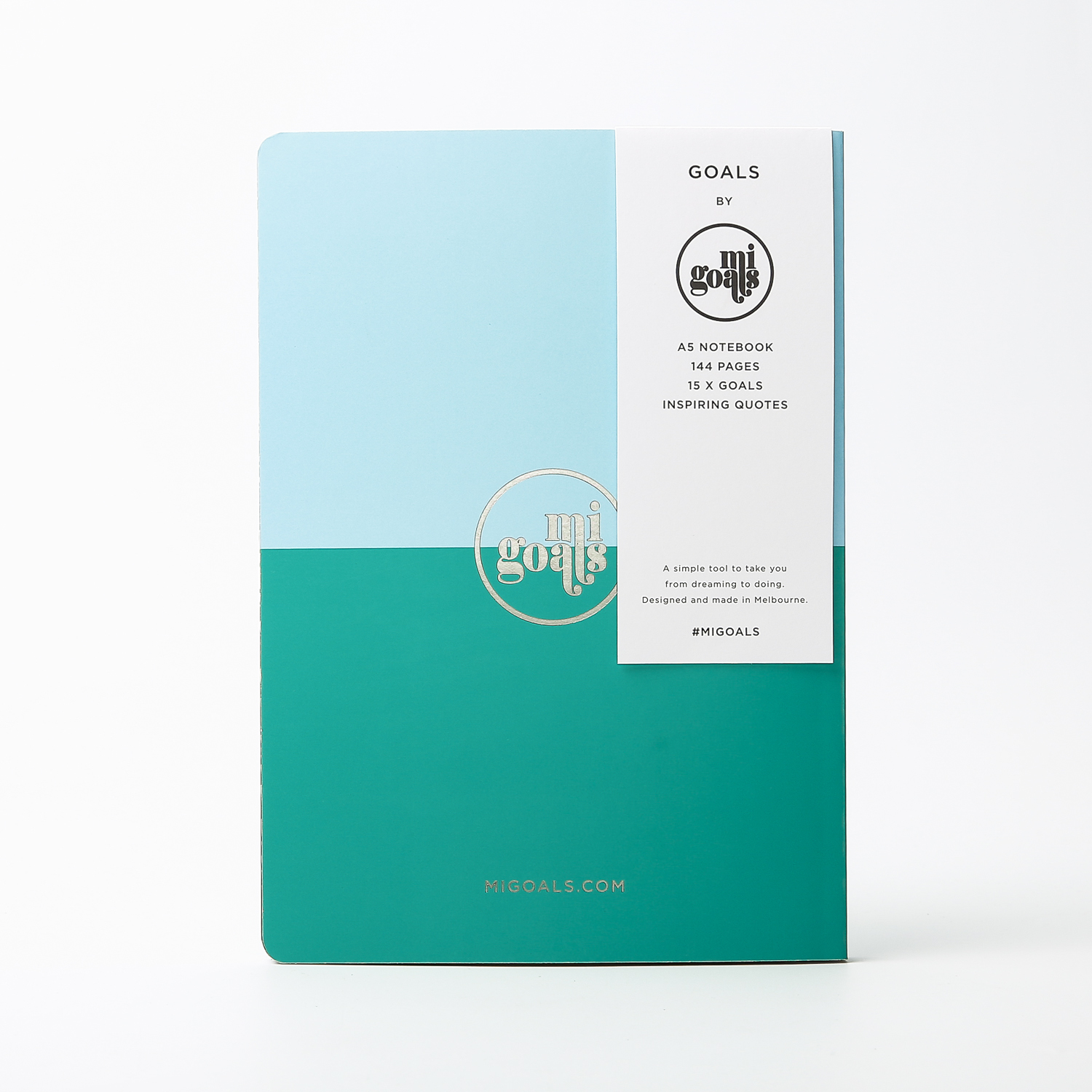 澳大利亚进口新款笔记本-MI GOALS本土设计师笔记本蓝/绿玫瑰金