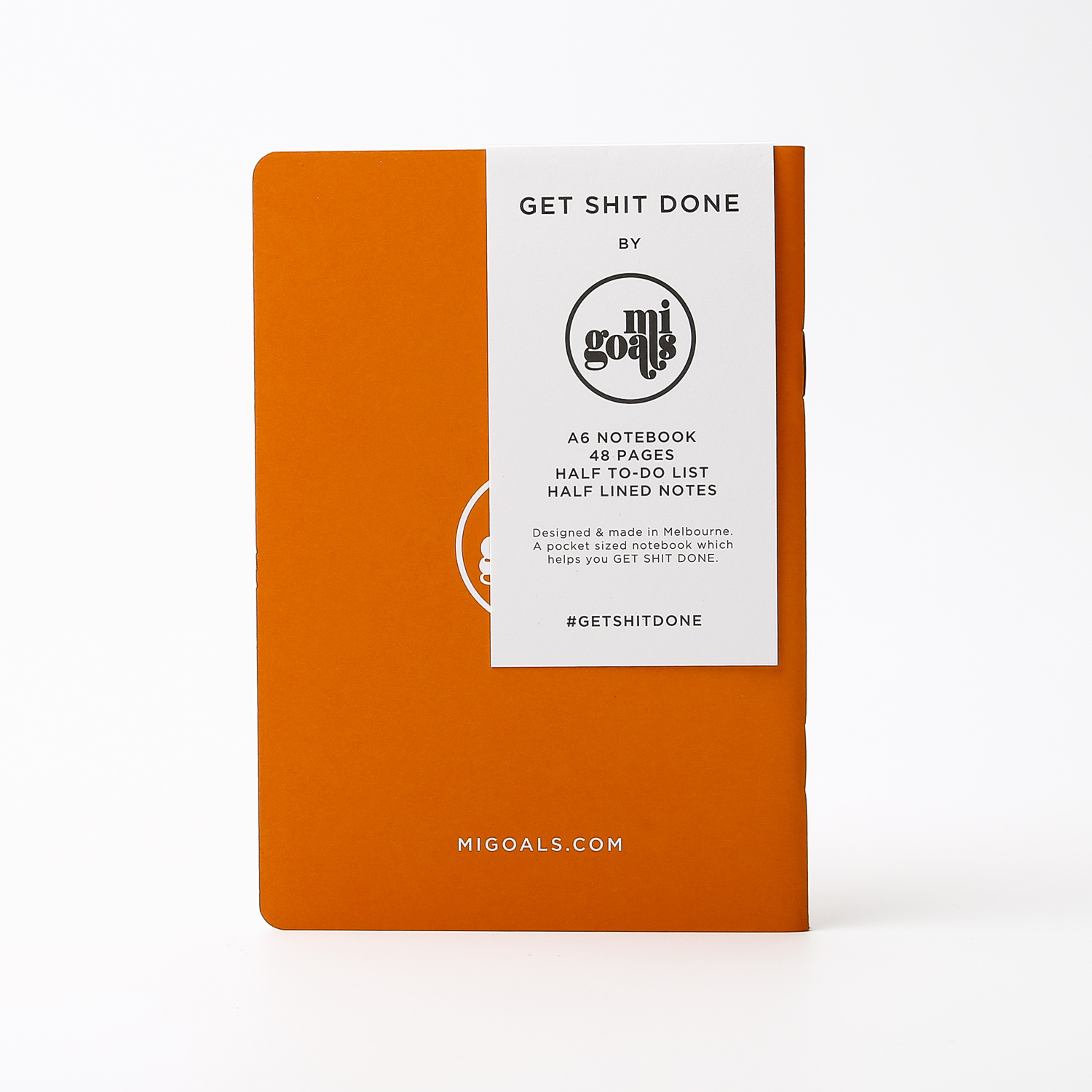 澳大利亚进口工作日记本-MI GOALS本土设计师设计笔记本橙色