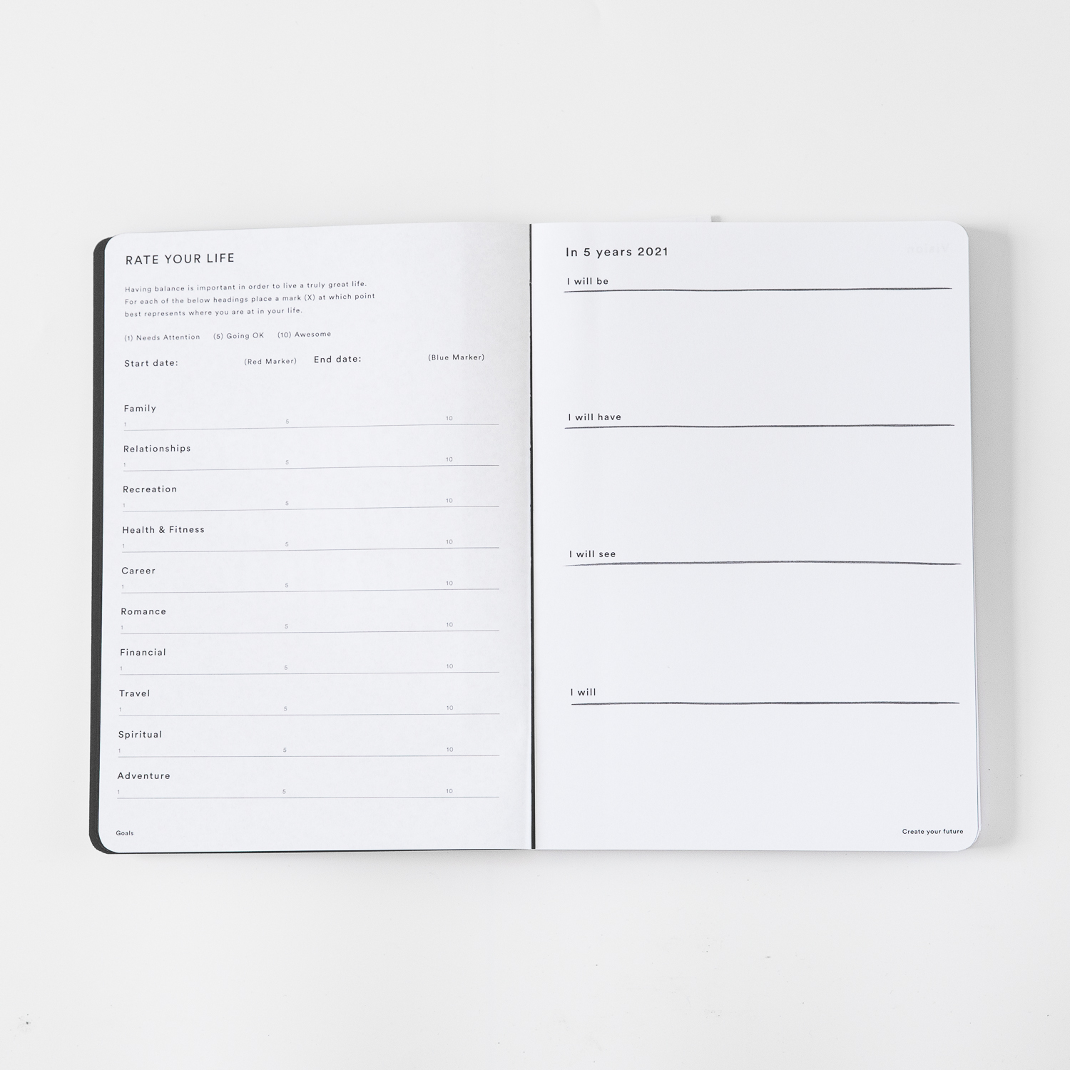 澳大利亚进口唯美笔记本本子-MI GOALS本土设计师设计笔记本粉红/玫瑰金