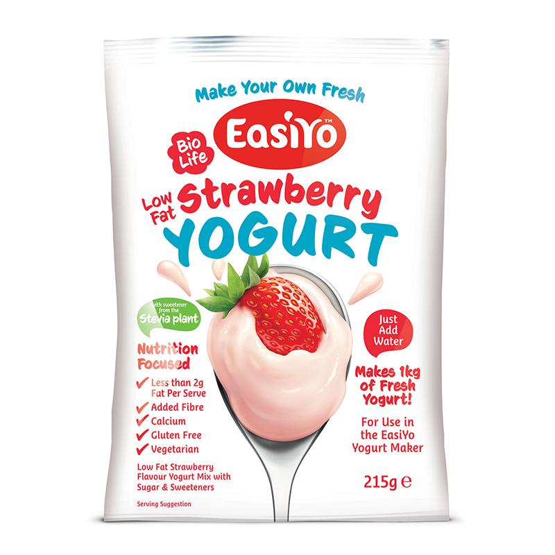 新西兰进口草莓酸奶粉-Easiyo易极优低脂草莓酸奶粉(营养系列) - 草莓酸奶粉