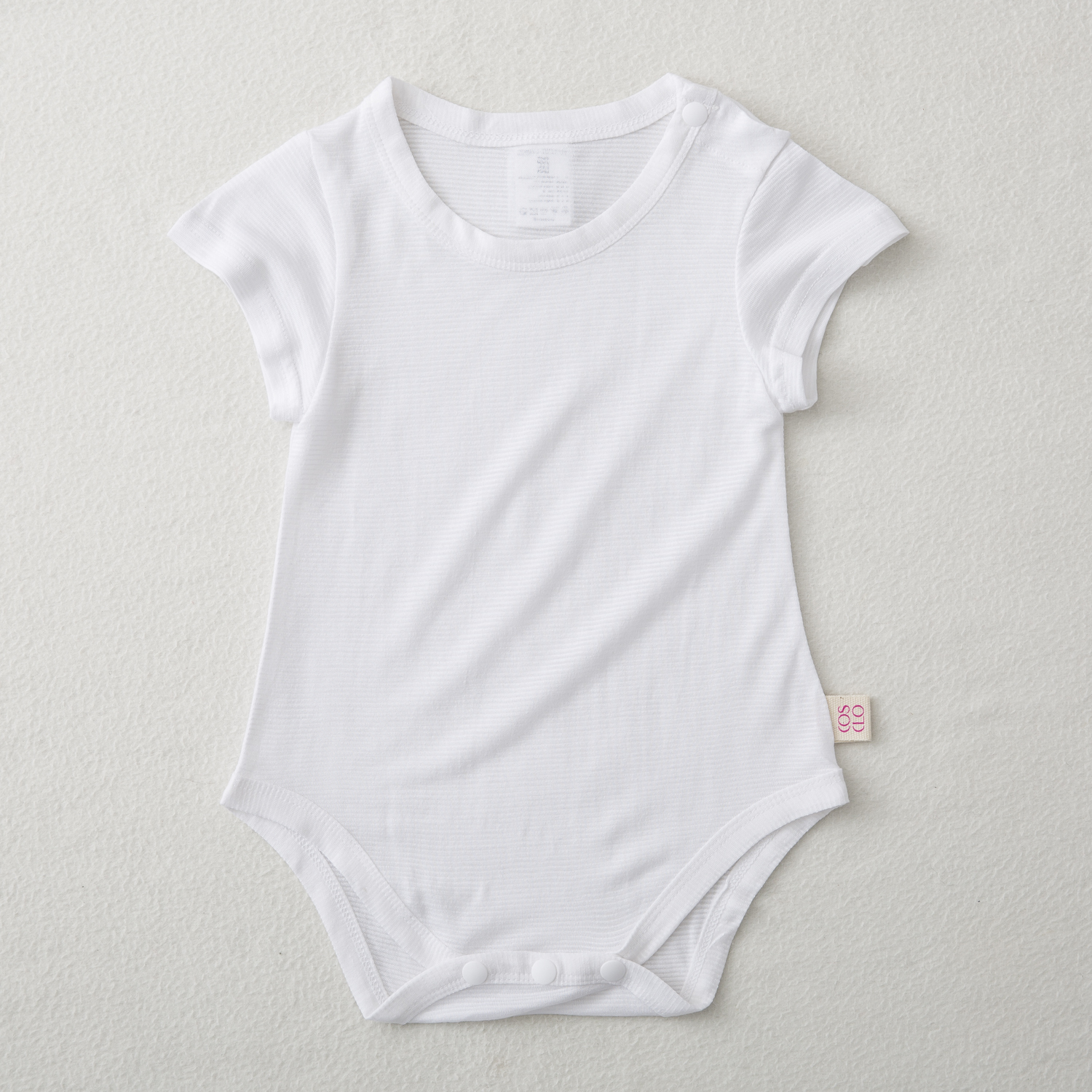 韩国进口宝宝内衣-COSCLO韩纸新生婴儿短袖连体内衣(抗菌) 韩国进口宝宝内衣-COSCLO韩纸新生婴儿短袖连体内衣(抗菌)