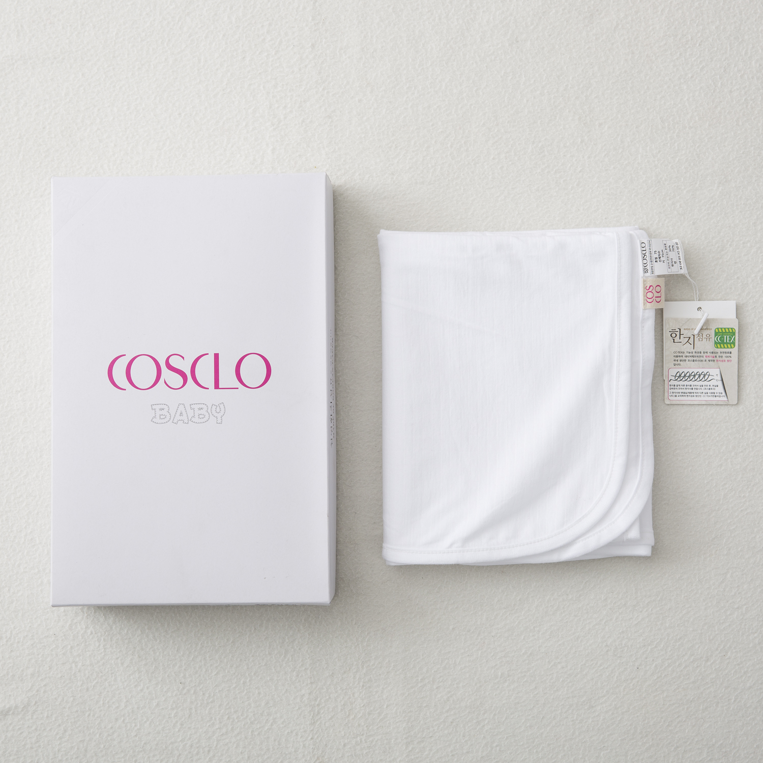 韩国进口新生儿婴儿毯-COSCLO韩纸新生儿婴儿毯(抗菌)