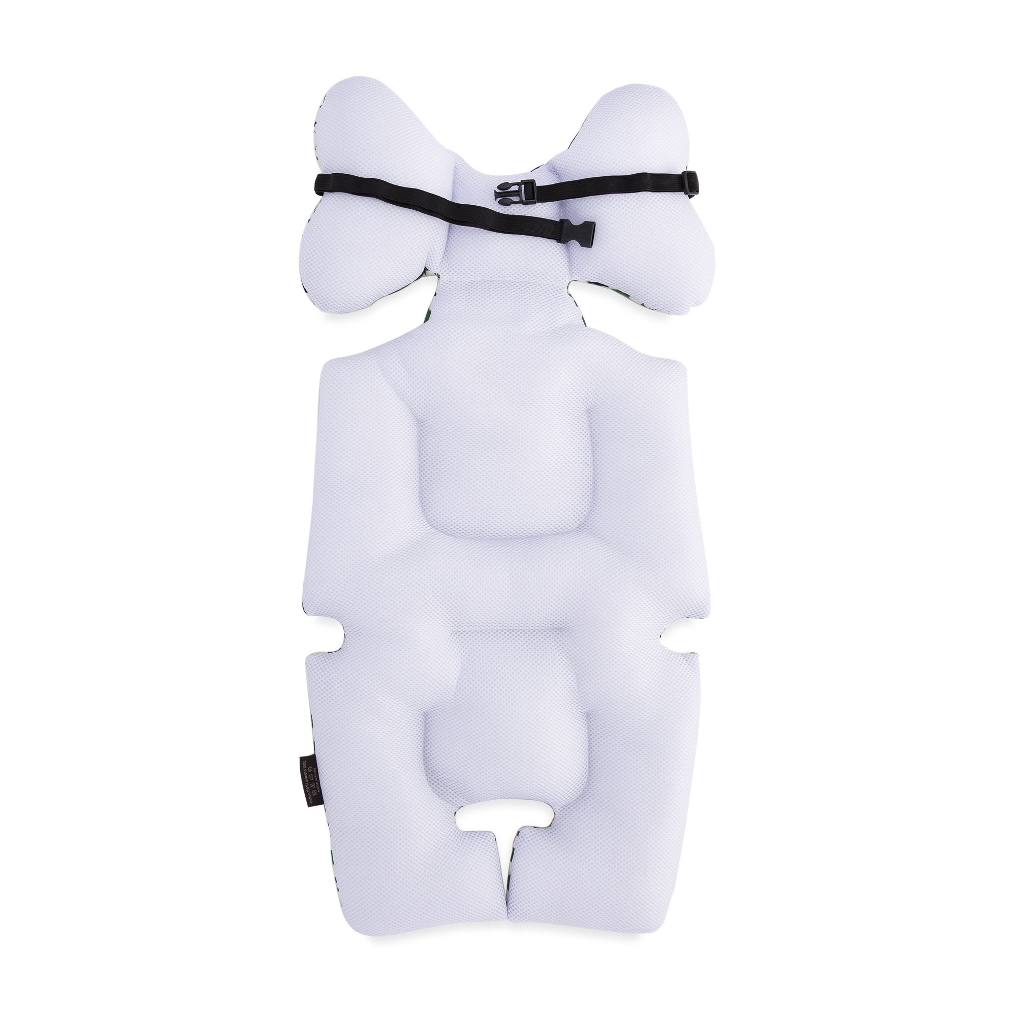 韩国进口婴儿学步车坐垫-borny基本棉蝴蝶枕双面婴儿车坐垫