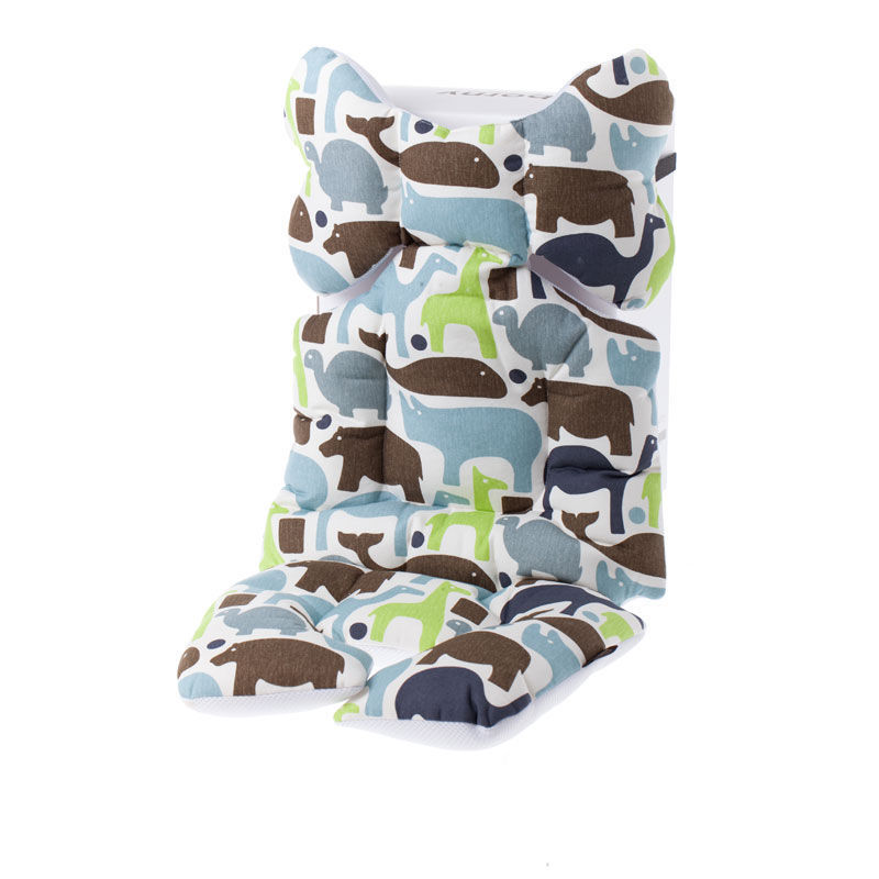 韩国进口婴儿车坐垫-borny基本棉蝴蝶枕双面婴儿车坐垫