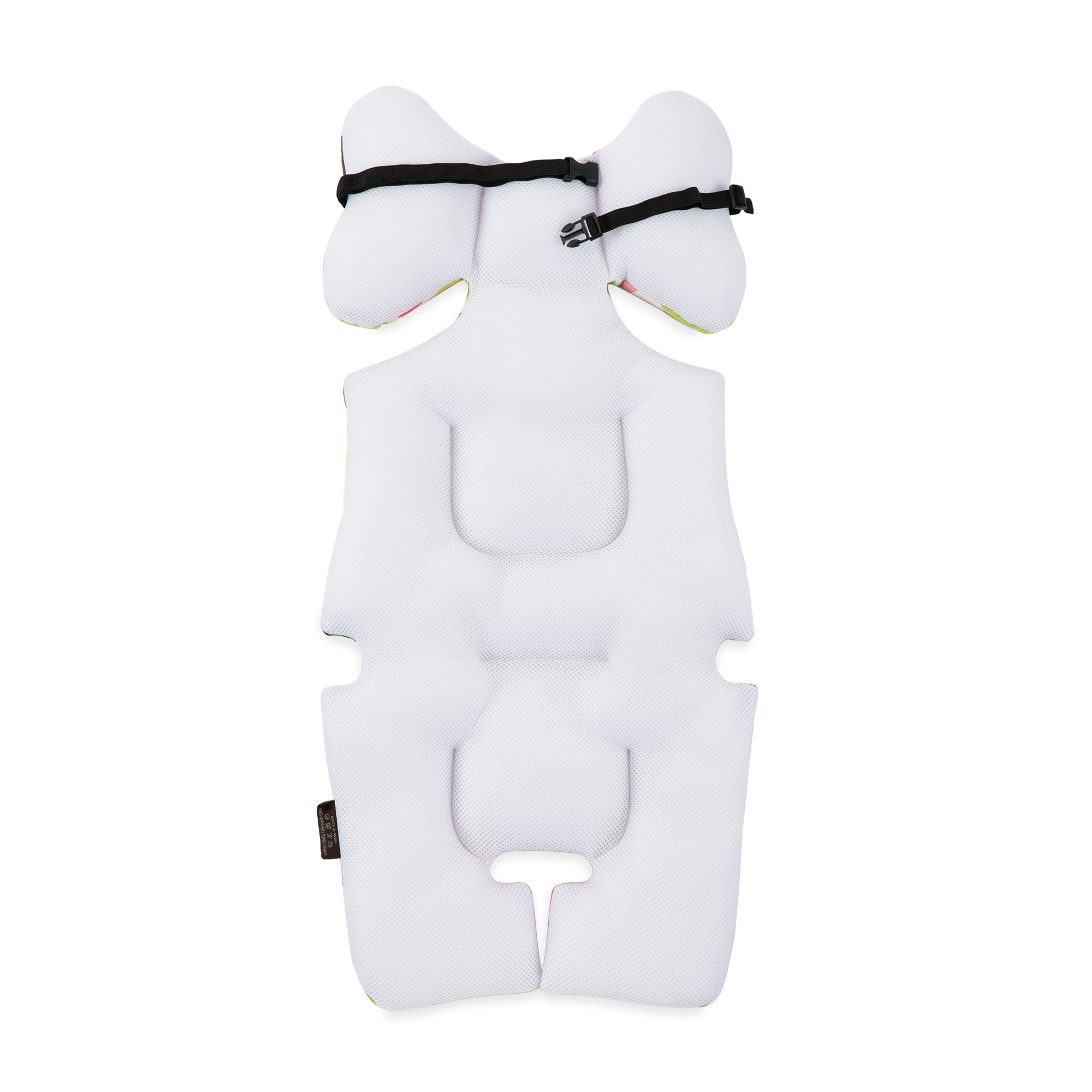 韩国进口婴儿车垫子-borny基本棉蝴蝶枕双面婴儿车坐垫