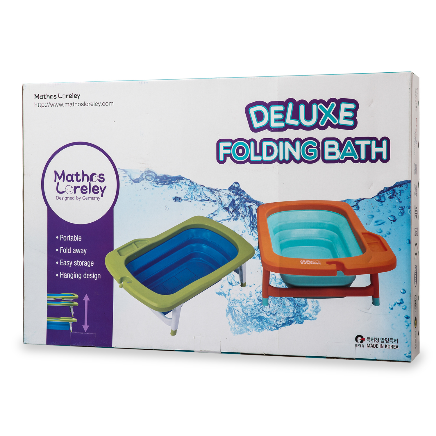 韩国进口折叠式浴缸-进口折叠式浴缸-Mathos Loreley折叠浴缸