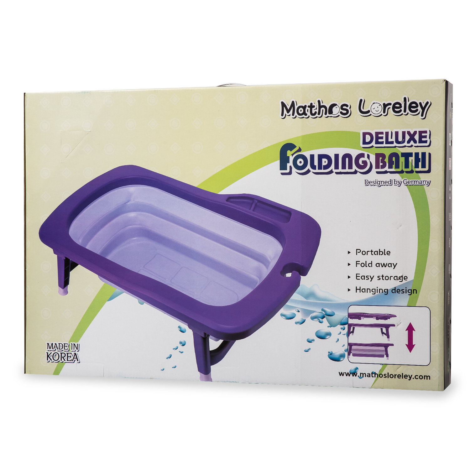 韩国进口折叠浴缸-进口折叠浴缸-Mathos Loreley折叠浴缸