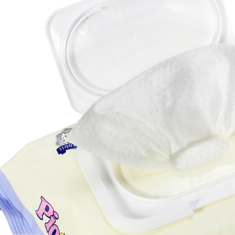 韩国进口宝宝专用湿巾-Pio天然矿泉水婴儿湿巾105片PremiumEmbo/Cap三包装