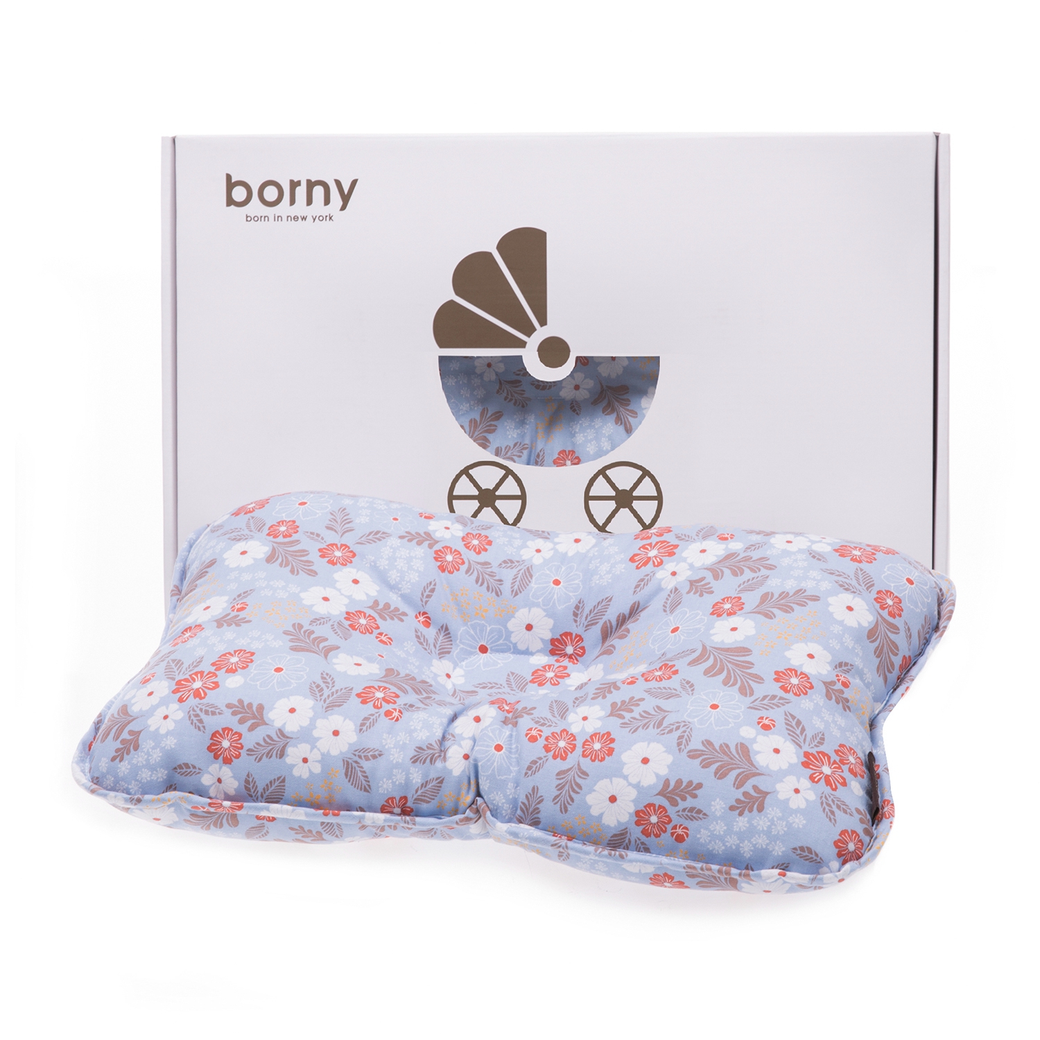 韩国进口定型枕-borny优质棉婴幼儿定型枕0-6岁