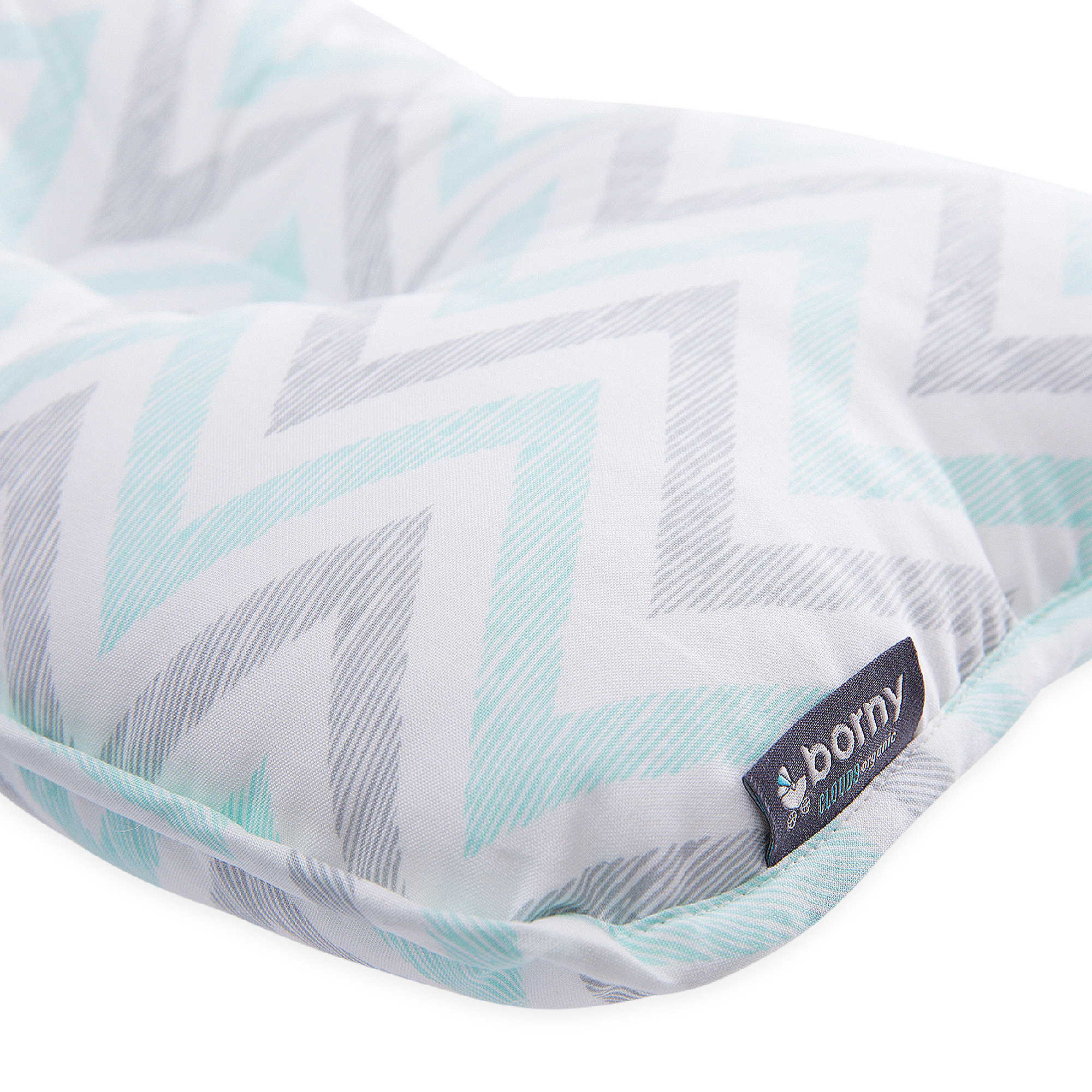 韩国进口婴儿睡姿定型枕-borny有机棉婴幼儿定型枕0-6岁