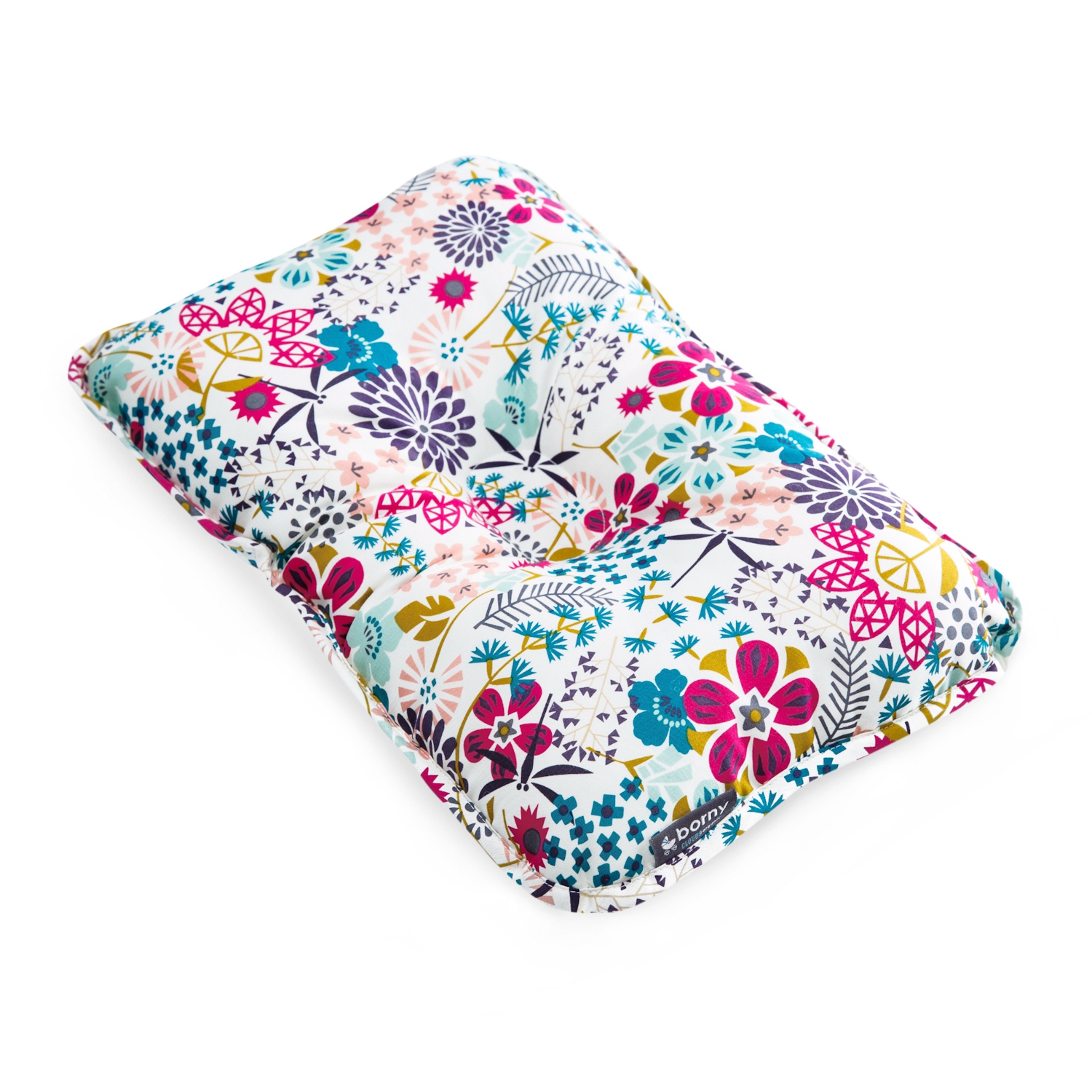 韩国进口婴儿矫正枕-borny有机棉婴幼儿定型枕0-6岁