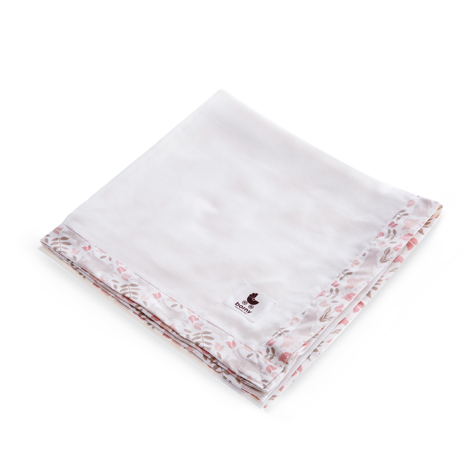 韩国进口婴儿爬行毯-borny优质棉婴幼儿四季薄纱毯