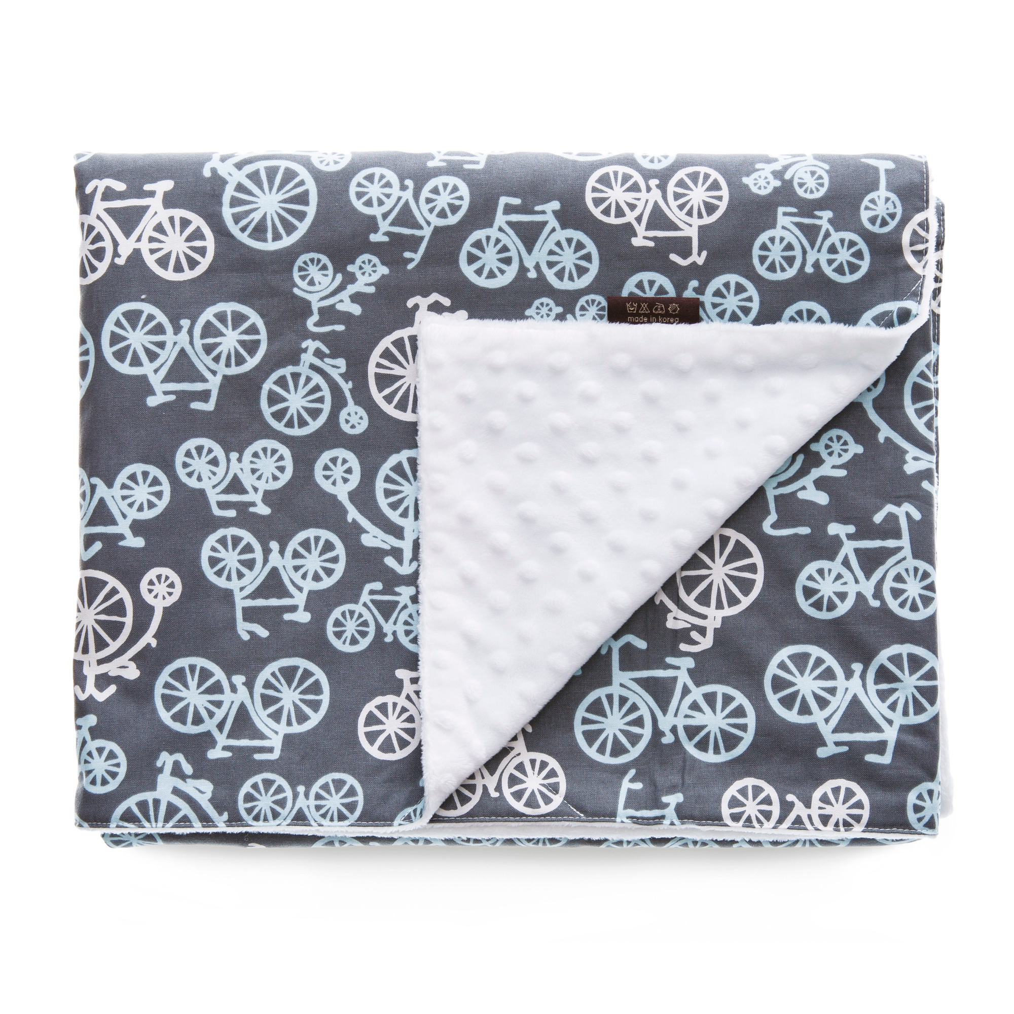 韩国进口宝宝爬行毯-borny基本棉婴幼儿四季毯