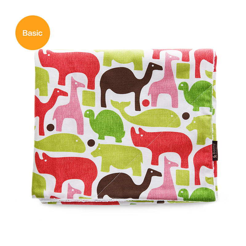 韩国进口新生儿毛毯-borny基本棉婴幼儿四季毯 - 新生儿毛毯