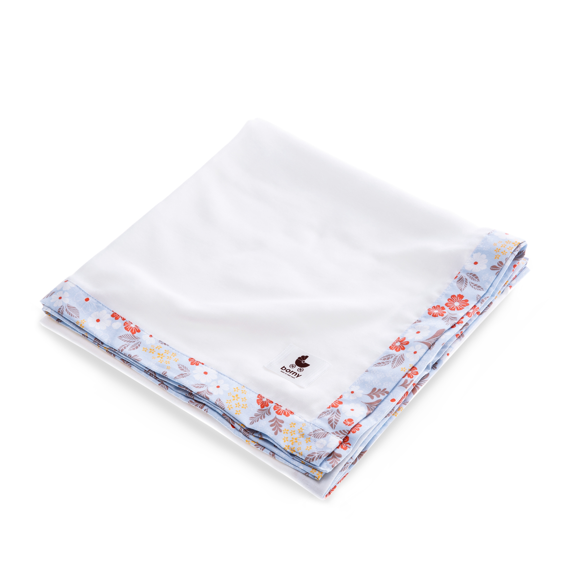 韩国进口婴儿游戏毯-borny优质棉婴幼儿四季薄纱毯
