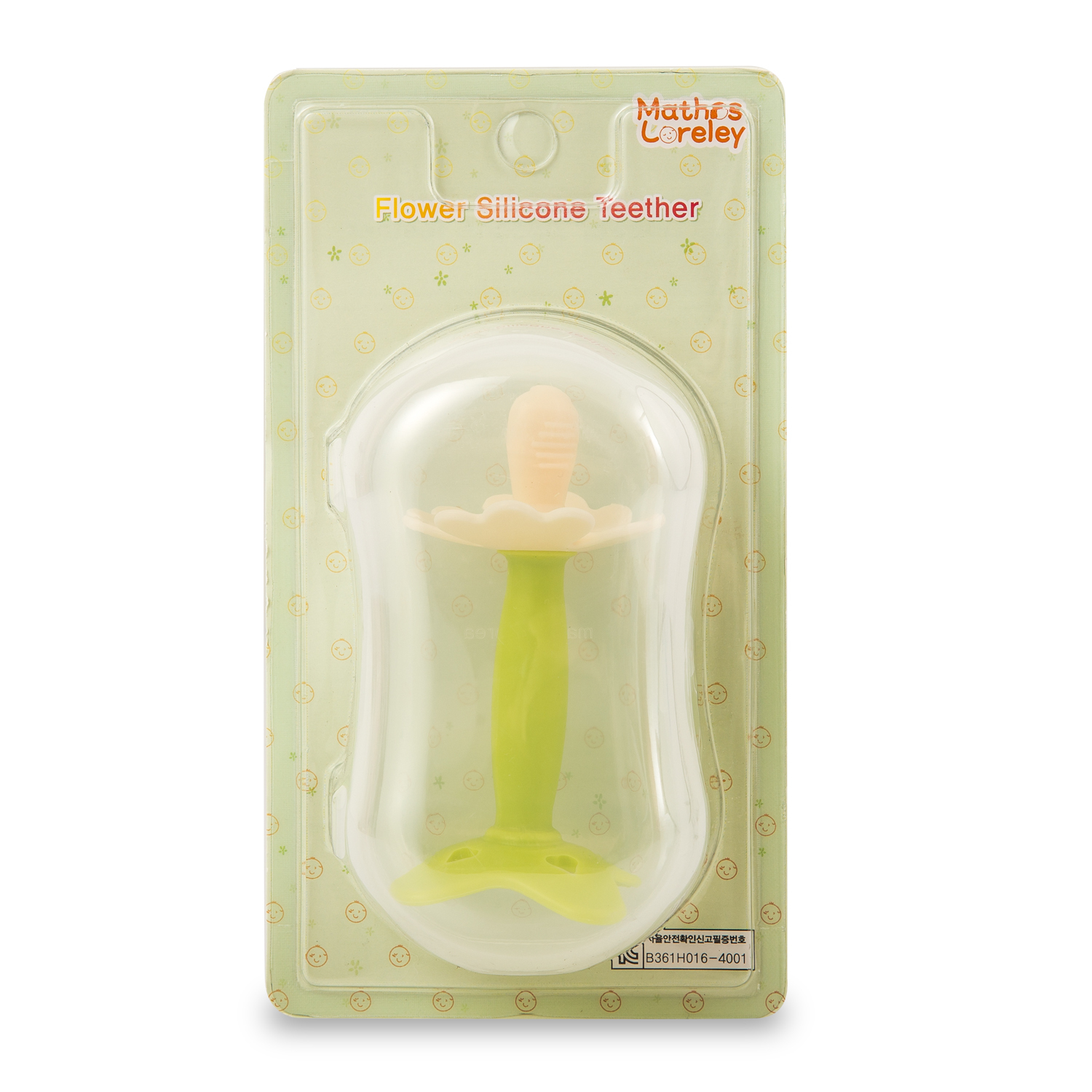 韩国进口牙胶玩具-进口牙胶玩具-Mathos Loreley硅胶花朵型牙胶