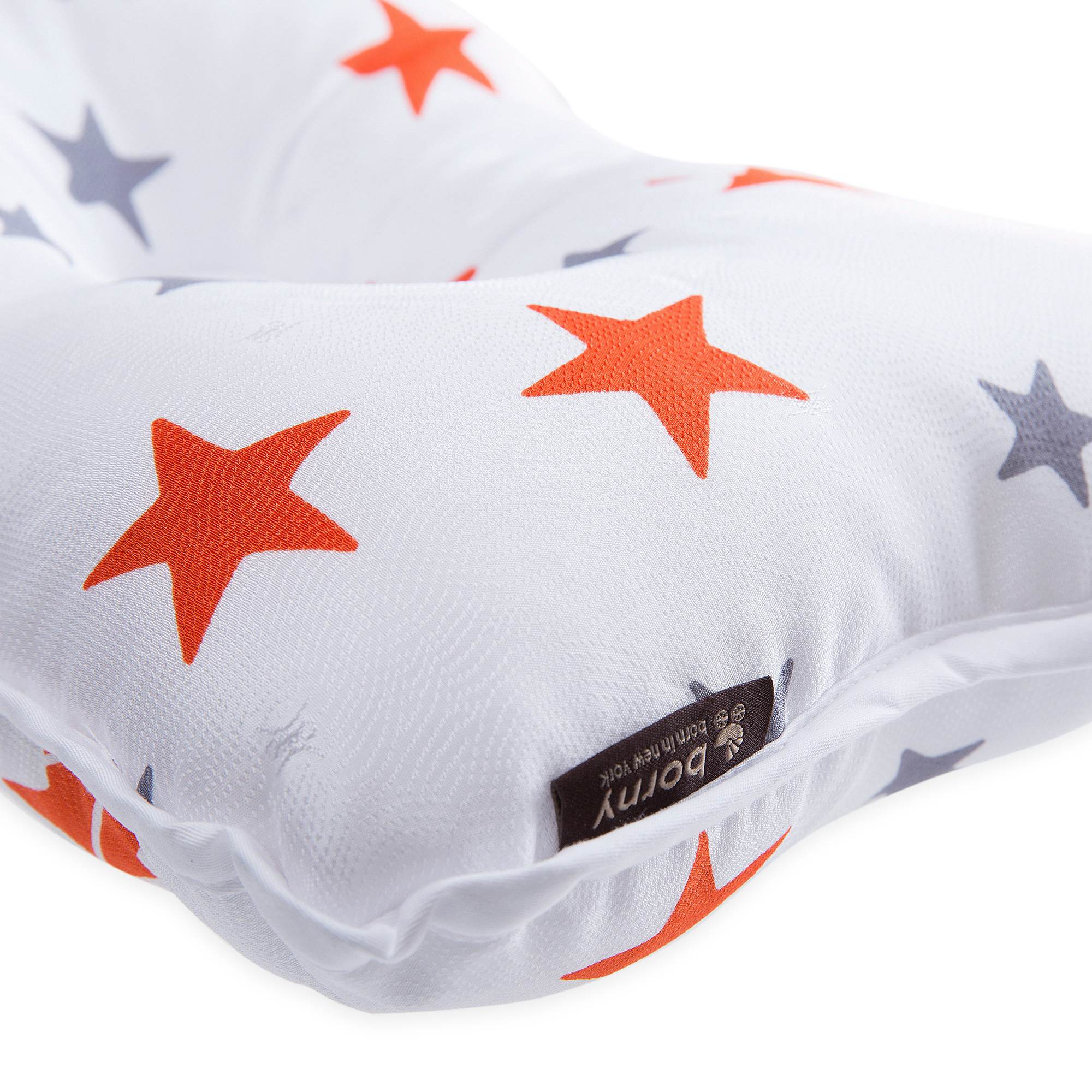 韩国进口小孩定型枕头-borny人造丝婴幼儿定型枕0-6岁夏季透气