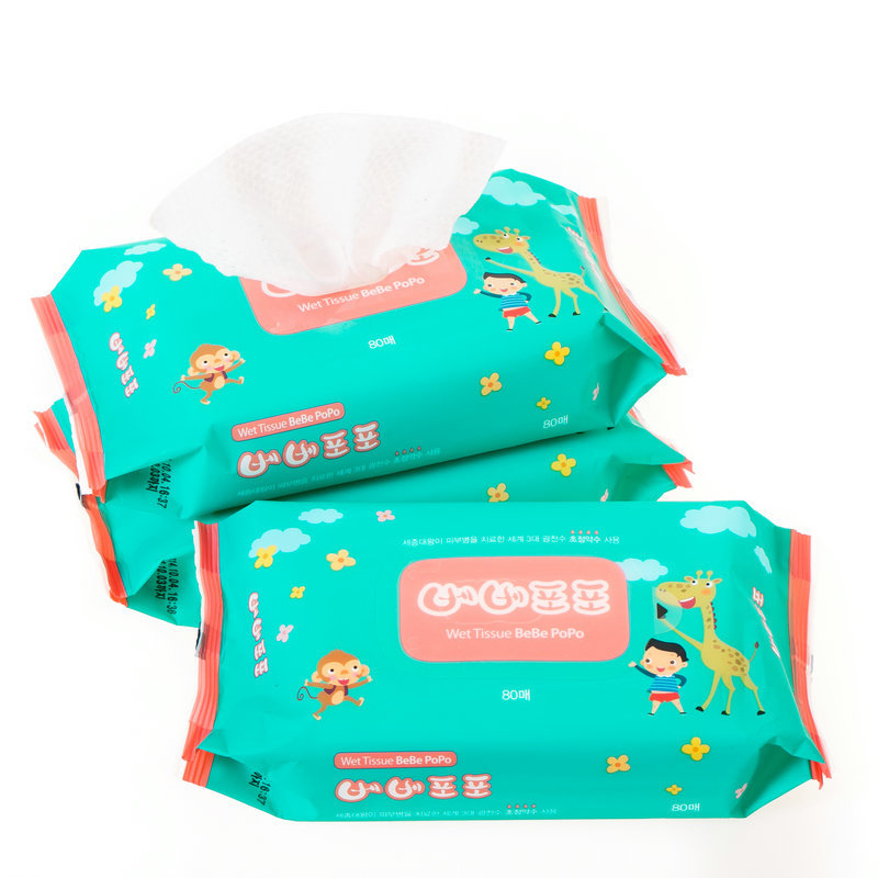 韩国进口宝宝湿纸巾-BeBePoPo天然矿泉水婴儿湿巾 - 宝宝湿纸巾 韩国进口宝宝湿纸巾-BeBePoPo天然矿泉水婴儿湿巾 - 宝宝湿纸巾